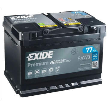 12V/77Ah+D EXIDE PREMIUM (760A) L03